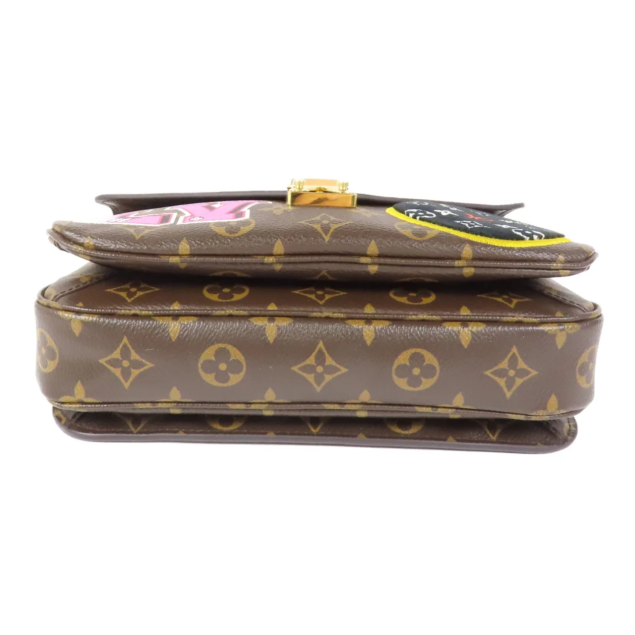 LOUIS VUITTON Pochette Metis M43991 兩用包 塗層帆布 棕色 / Brown 塗層帆布 中古品B - 縮圖 4