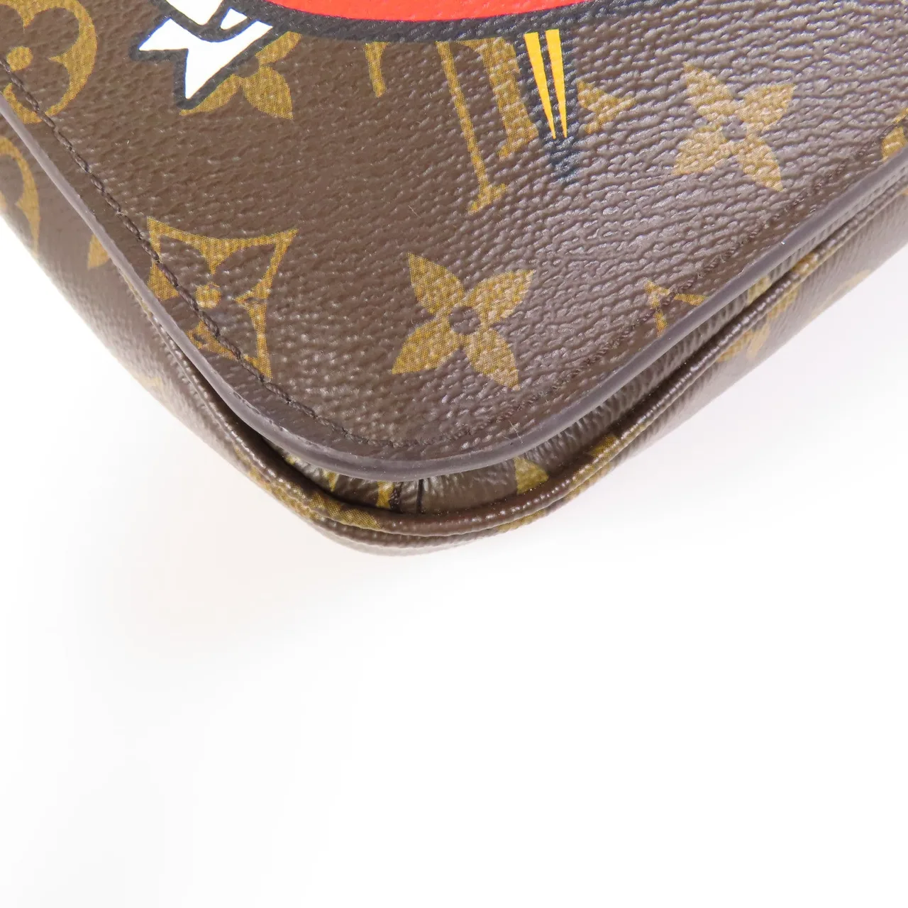 LOUIS VUITTON Pochette Metis M43991 兩用包 塗層帆布 棕色 / Brown 塗層帆布 中古品B - 縮圖 7