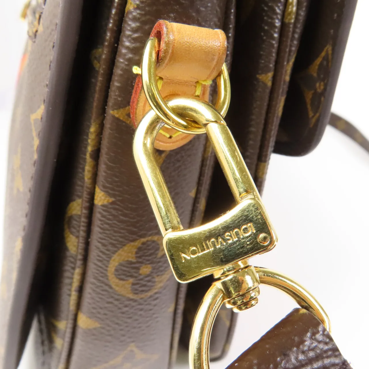 LOUIS VUITTON Pochette Metis M43991 兩用包 塗層帆布 棕色 / Brown 塗層帆布 中古品B - 縮圖 14