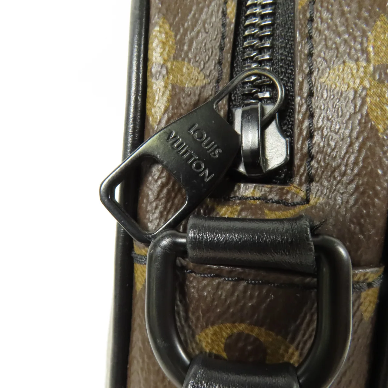 LOUIS VUITTON Christopher M69404 肩背包 塗層帆布 棕色 / 黑色 / Brown 塗層帆布 中古品A - 縮圖 12