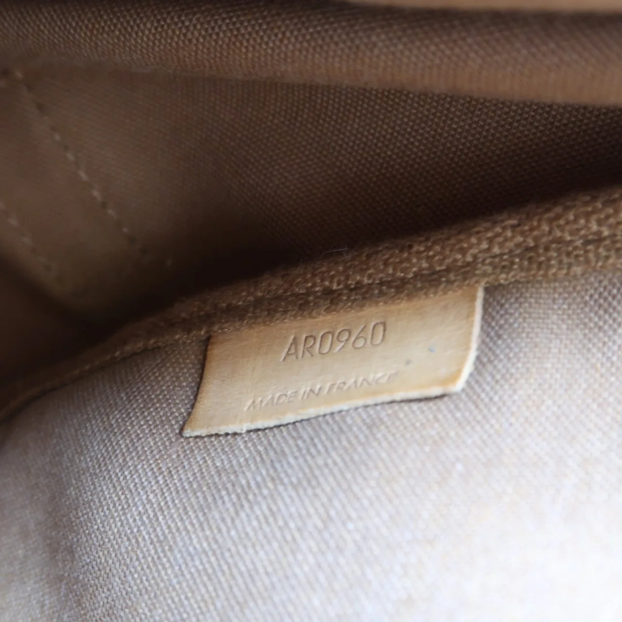 LOUIS VUITTON Saumur M42254 肩背包 塗層帆布 棕色 / Brown 塗層帆布 中古品B - 縮圖 7