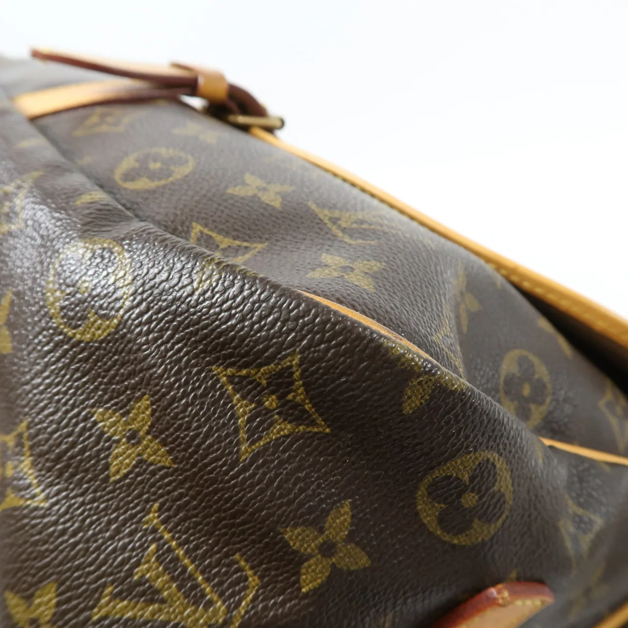 LOUIS VUITTON Saumur M42254 肩背包 塗層帆布 棕色 / Brown 塗層帆布 中古品B - 縮圖 11