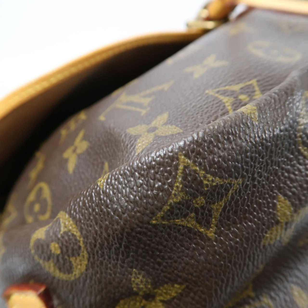 LOUIS VUITTON Saumur M42254 肩背包 塗層帆布 棕色 / Brown 塗層帆布 中古品B - 縮圖 12