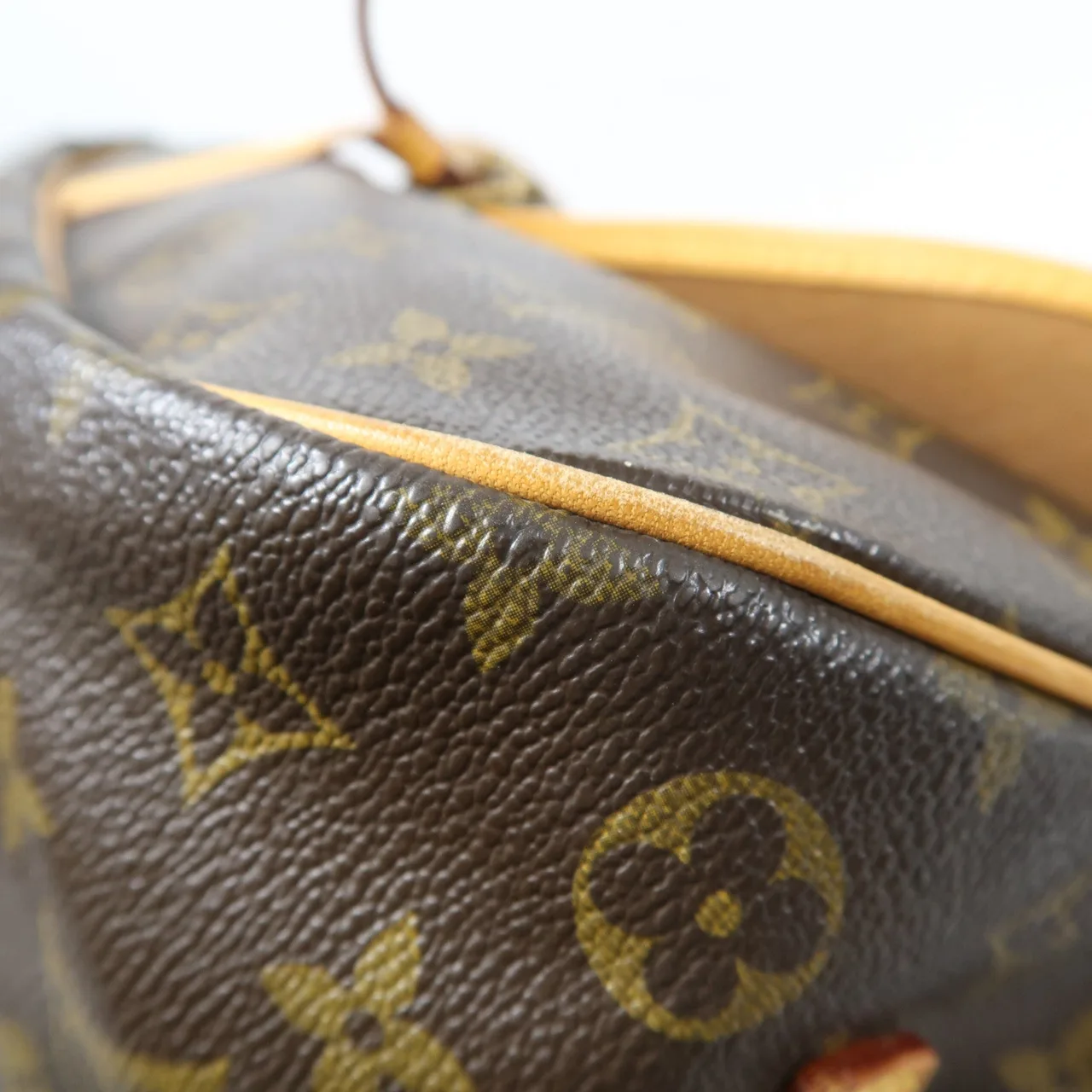 LOUIS VUITTON Saumur M42254 肩背包 塗層帆布 棕色 / Brown 塗層帆布 中古品B - 縮圖 13