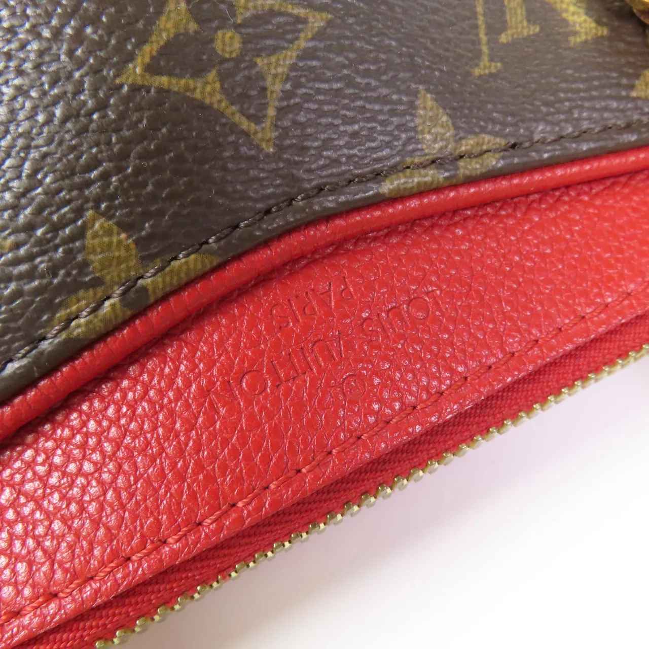 LOUIS VUITTON Pallas M41175 兩用包 塗層帆布 棕色 / Brown 塗層帆布 中古品B - 縮圖 7