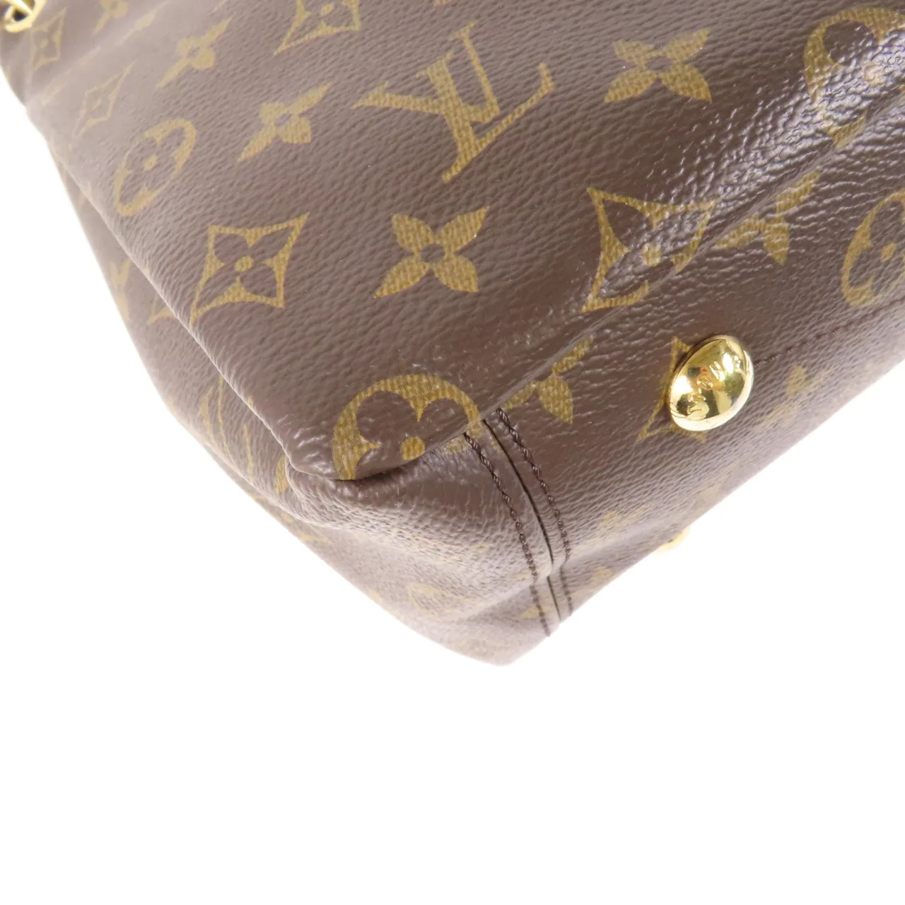 LOUIS VUITTON Pallas M41175 兩用包 塗層帆布 棕色 / Brown 塗層帆布 中古品B - 縮圖 14