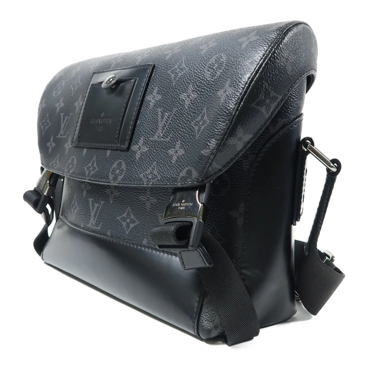 LOUIS VUITTON M40511 肩背包 塗層帆布 黑色 / Black 塗層帆布 中古品A - 縮圖 3