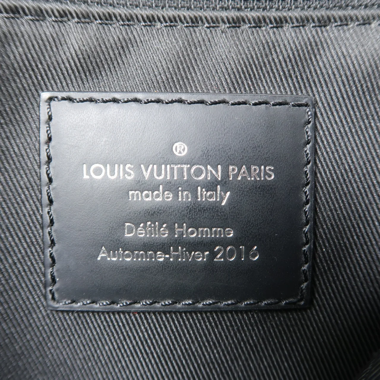 LOUIS VUITTON M40511 肩背包 塗層帆布 黑色 / Black 塗層帆布 中古品A - 縮圖 6