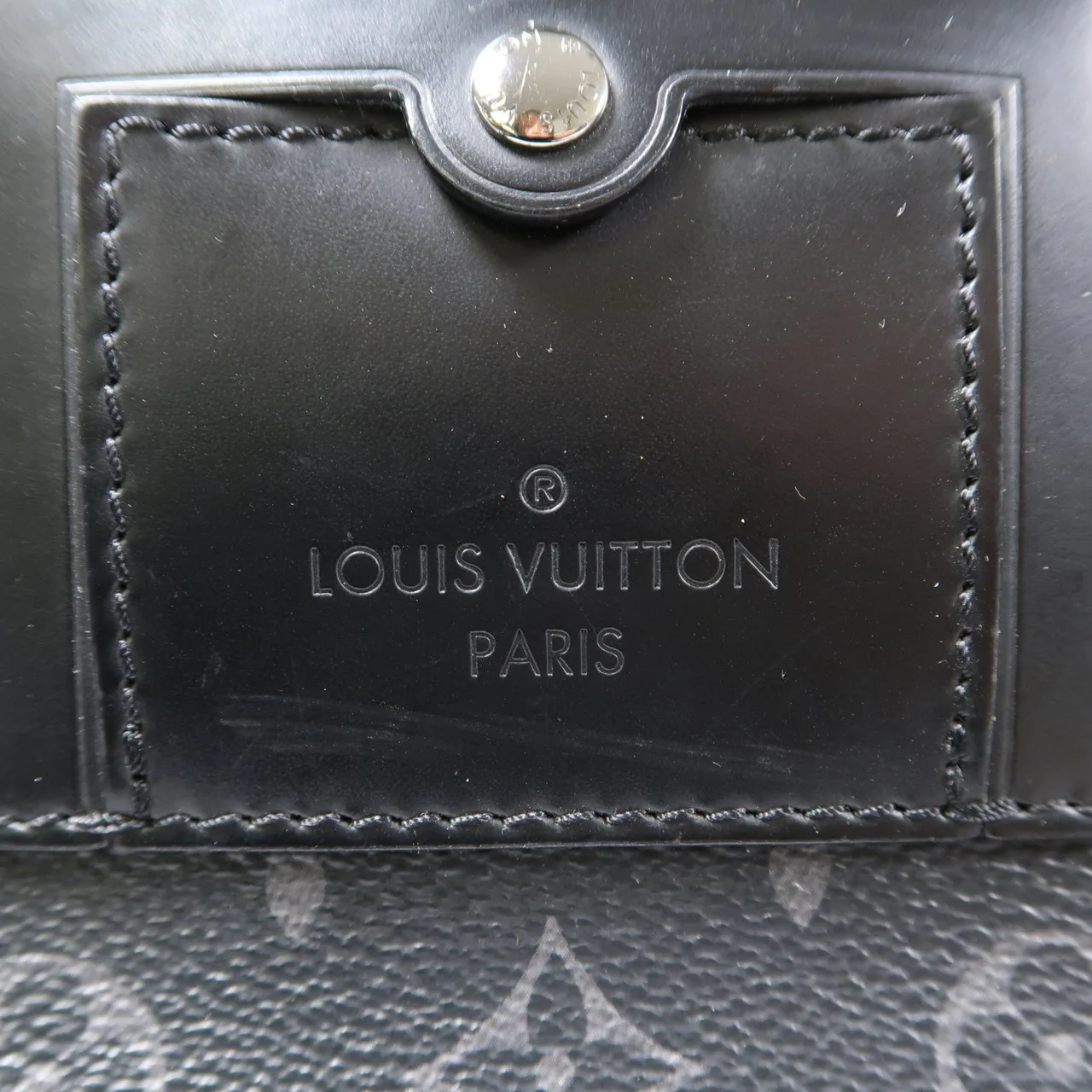 LOUIS VUITTON M40511 肩背包 塗層帆布 黑色 / Black 塗層帆布 中古品A - 縮圖 7
