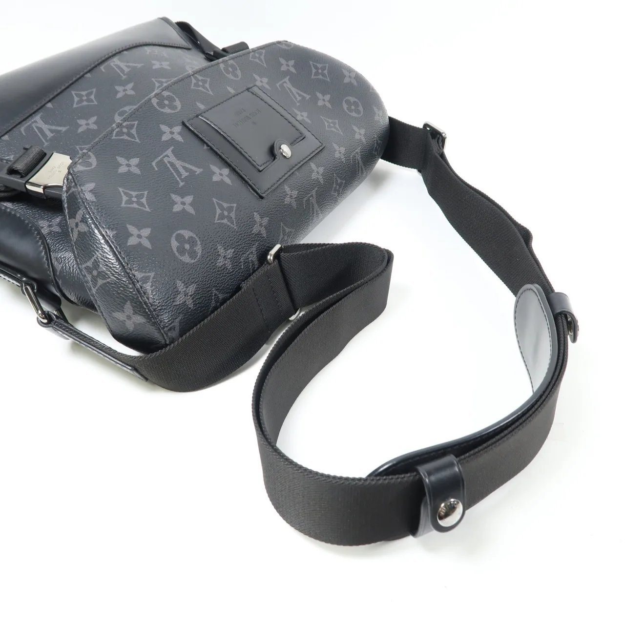 LOUIS VUITTON M40511 肩背包 塗層帆布 黑色 / Black 塗層帆布 中古品A - 縮圖 8