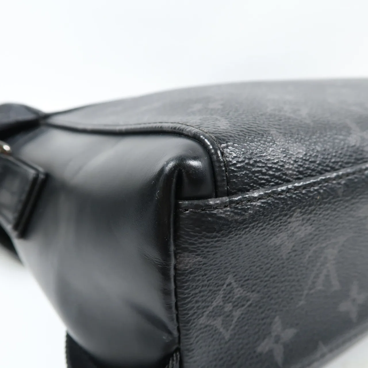 LOUIS VUITTON M40511 肩背包 塗層帆布 黑色 / Black 塗層帆布 中古品A - 縮圖 12