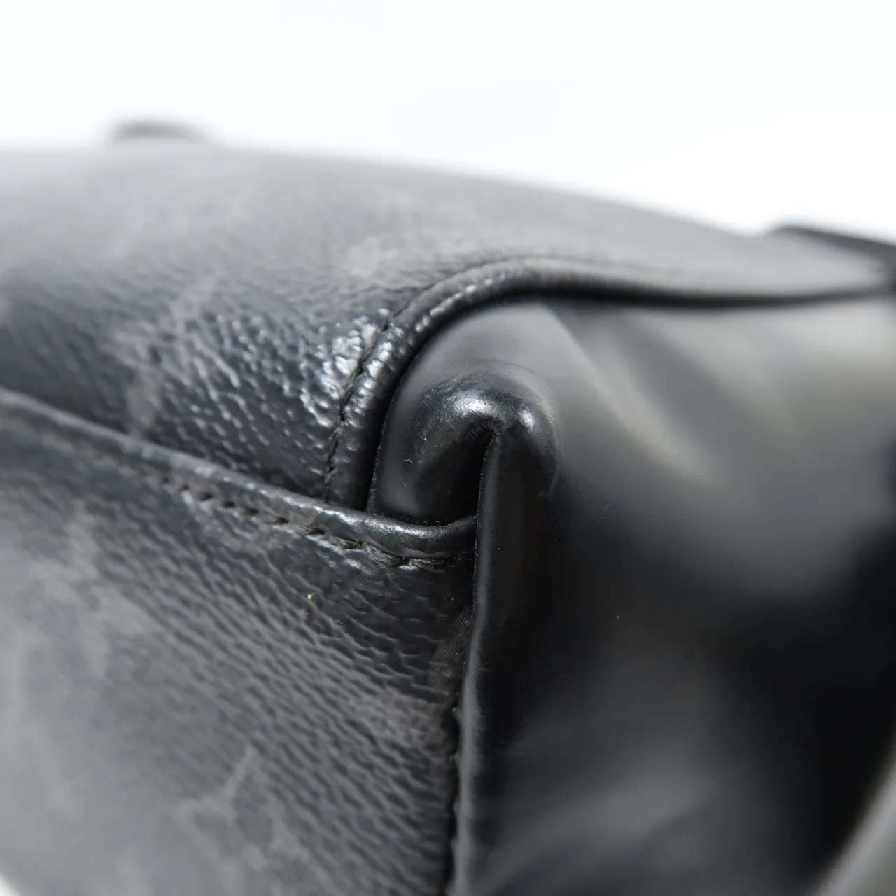 LOUIS VUITTON M40511 肩背包 塗層帆布 黑色 / Black 塗層帆布 中古品A - 縮圖 13