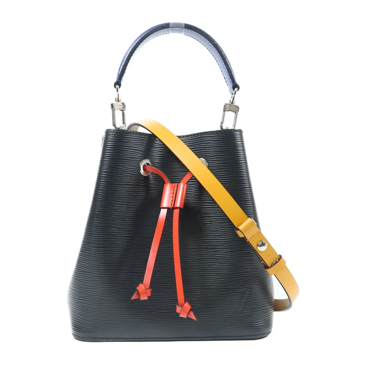 LOUIS VUITTON NeoNoe M52853 兩用包 牛皮 黑色 / 紅色 / Black/Navy