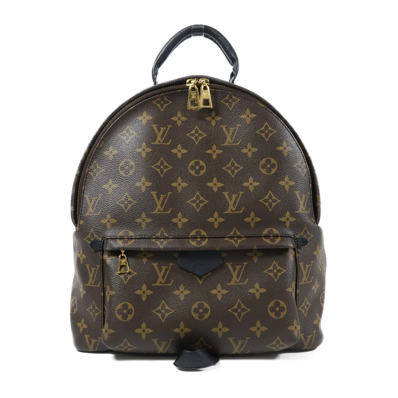 LOUIS VUITTON Palm Springs M41561 背包 塗層帆布 棕色 / Brown 塗層帆布 中古品A - 縮圖 4