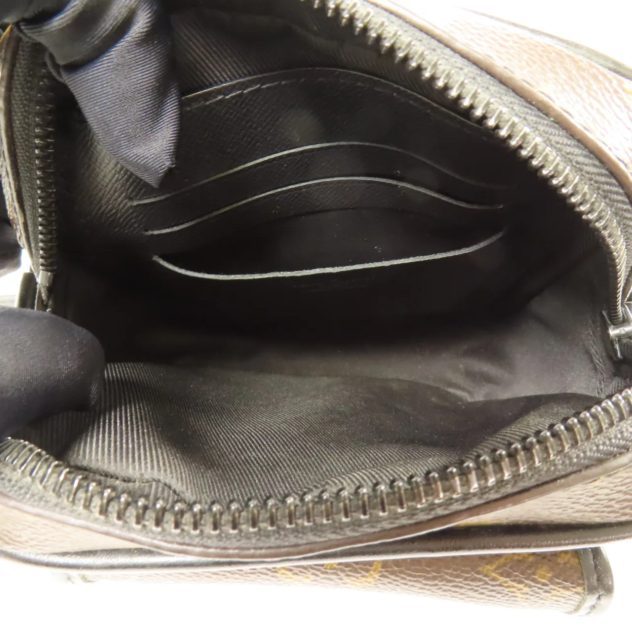 LOUIS VUITTON Christopher M69404 肩背包 塗層帆布 棕色 / 黑色 / Brown 塗層帆布 中古品B - 縮圖 12