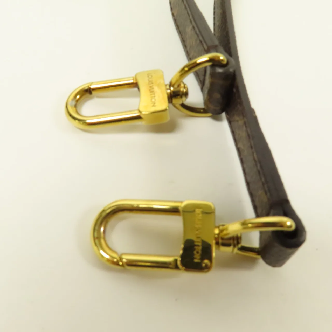 LOUIS VUITTON Sac Plat M46265 兩用包 塗層帆布 棕色 / Brown 塗層帆布 中古品B - 縮圖 11