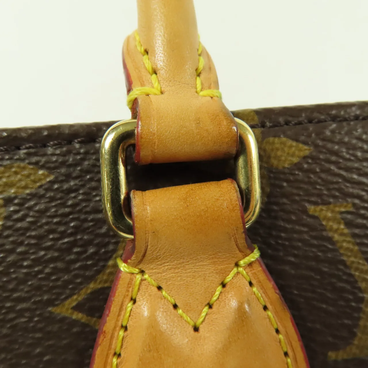 LOUIS VUITTON Sac Plat M46265 兩用包 塗層帆布 棕色 / Brown 塗層帆布 中古品B - 縮圖 13