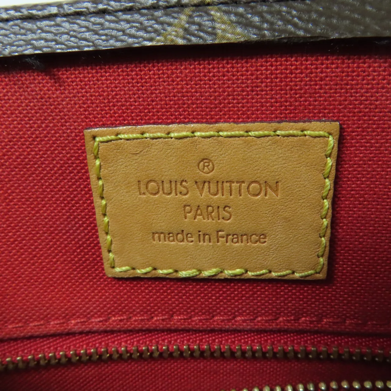 LOUIS VUITTON Sac Plat M46265 兩用包 塗層帆布 棕色 / Brown 塗層帆布 中古品B - 縮圖 15