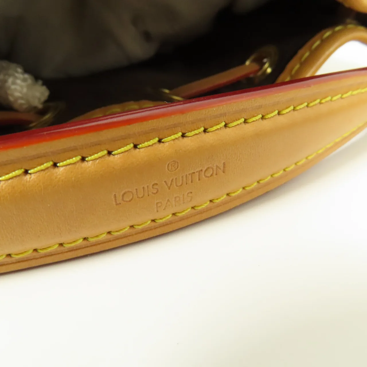 LOUIS VUITTON Nano Noe M81266 兩用包 塗層帆布 棕色 / Brown 塗層帆布 中古品A - 縮圖 11