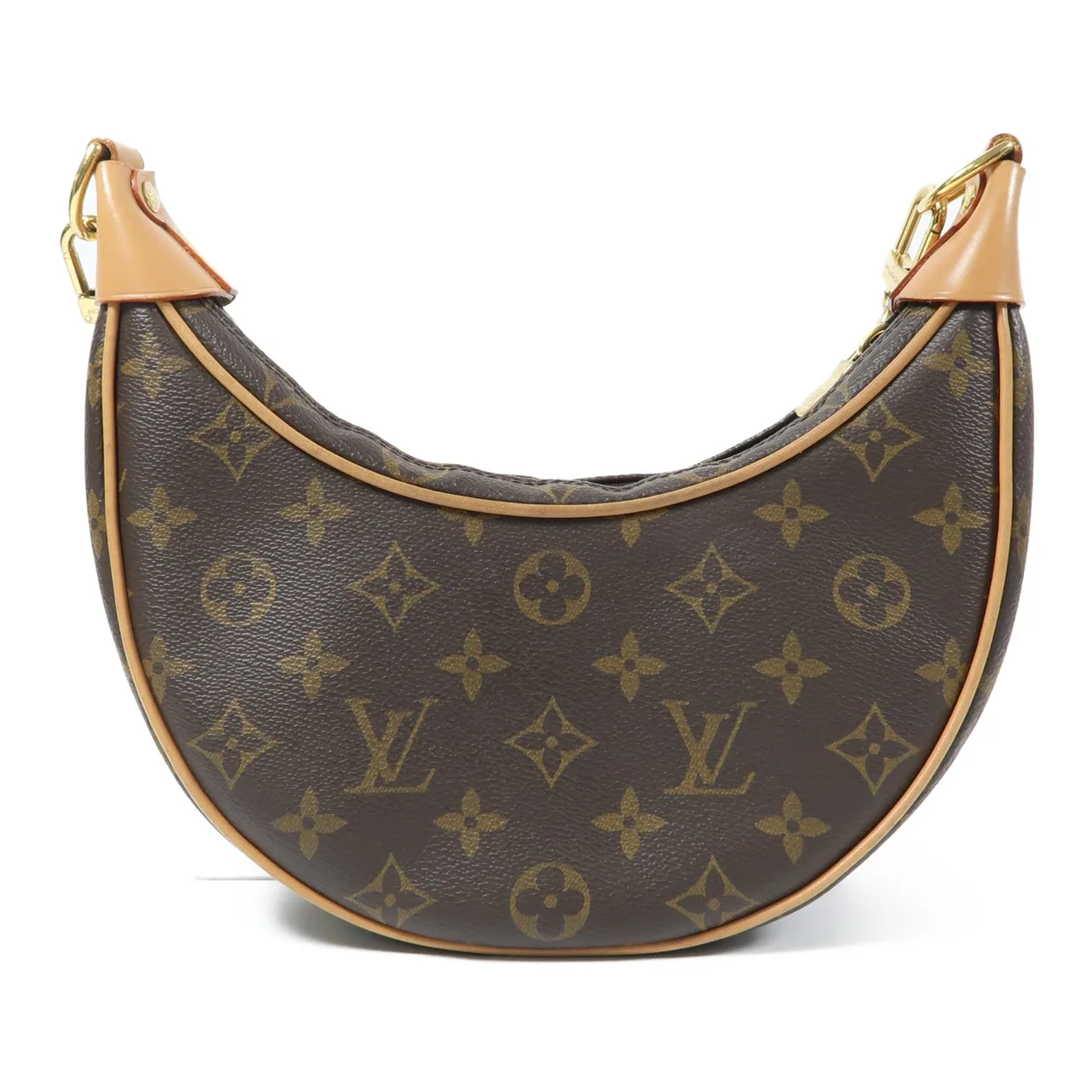 LOUIS VUITTON Loop M81098 兩用包 塗層帆布 棕色 / Brown 塗層帆布 中古品B - 縮圖 2