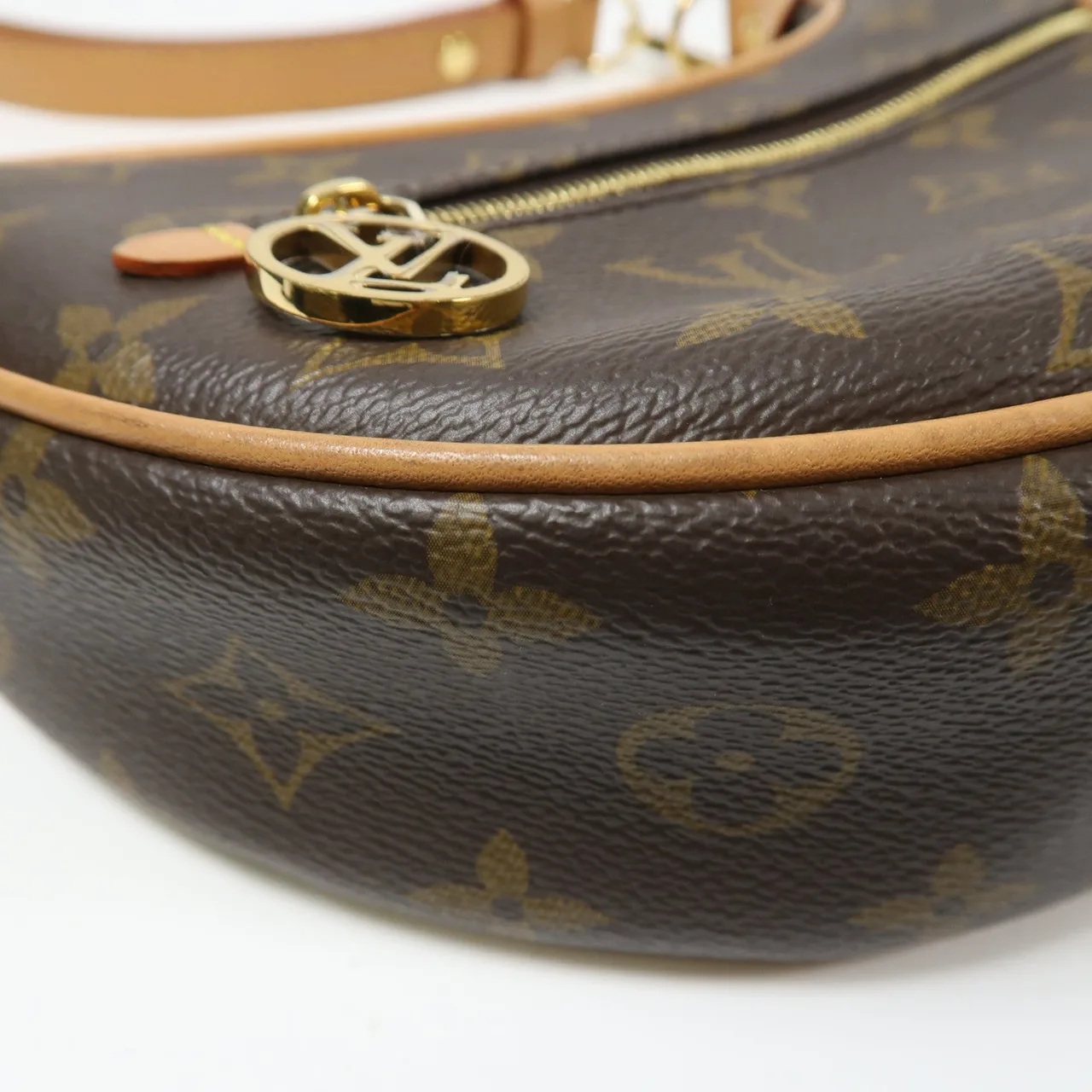 LOUIS VUITTON Loop M81098 兩用包 塗層帆布 棕色 / Brown 塗層帆布 中古品B - 縮圖 10