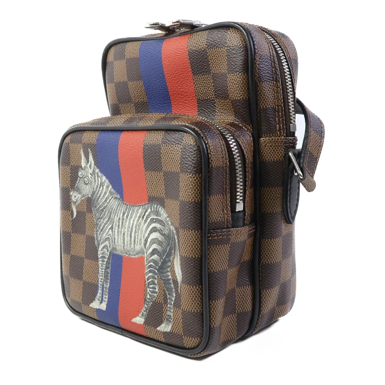 LOUIS VUITTON N42703 肩背包 塗層帆布 棕色 / Brown/Multi 塗層帆布 中古品A - 縮圖 3