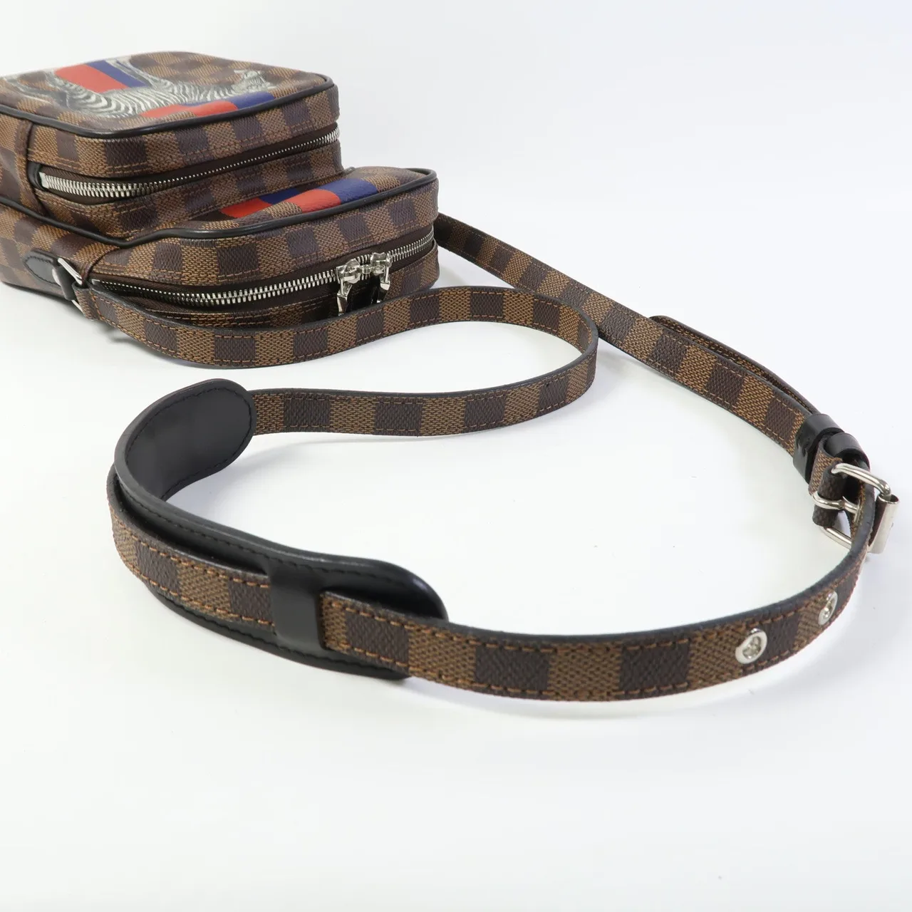 LOUIS VUITTON N42703 肩背包 塗層帆布 棕色 / Brown/Multi 塗層帆布 中古品A - 縮圖 8