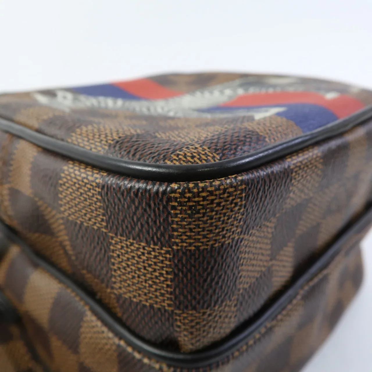 LOUIS VUITTON N42703 肩背包 塗層帆布 棕色 / Brown/Multi 塗層帆布 中古品A - 縮圖 9