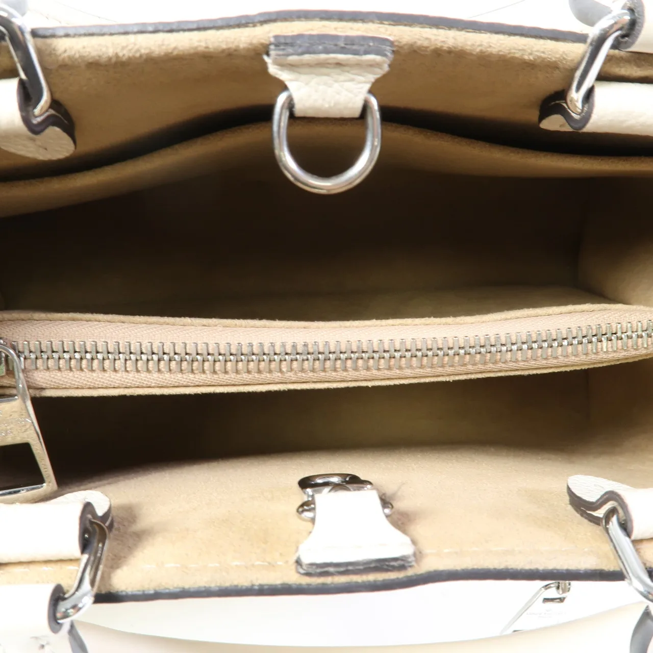 LOUIS VUITTON Marelle M20520 兩用包 牛皮 米色 / Beige 牛皮 中古品A - 縮圖 5