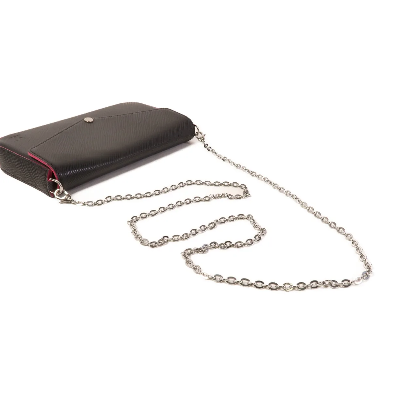 LOUIS VUITTON M64579 肩背包 牛皮 黑色 / 粉色 / Black 牛皮 中古品A - 縮圖 8