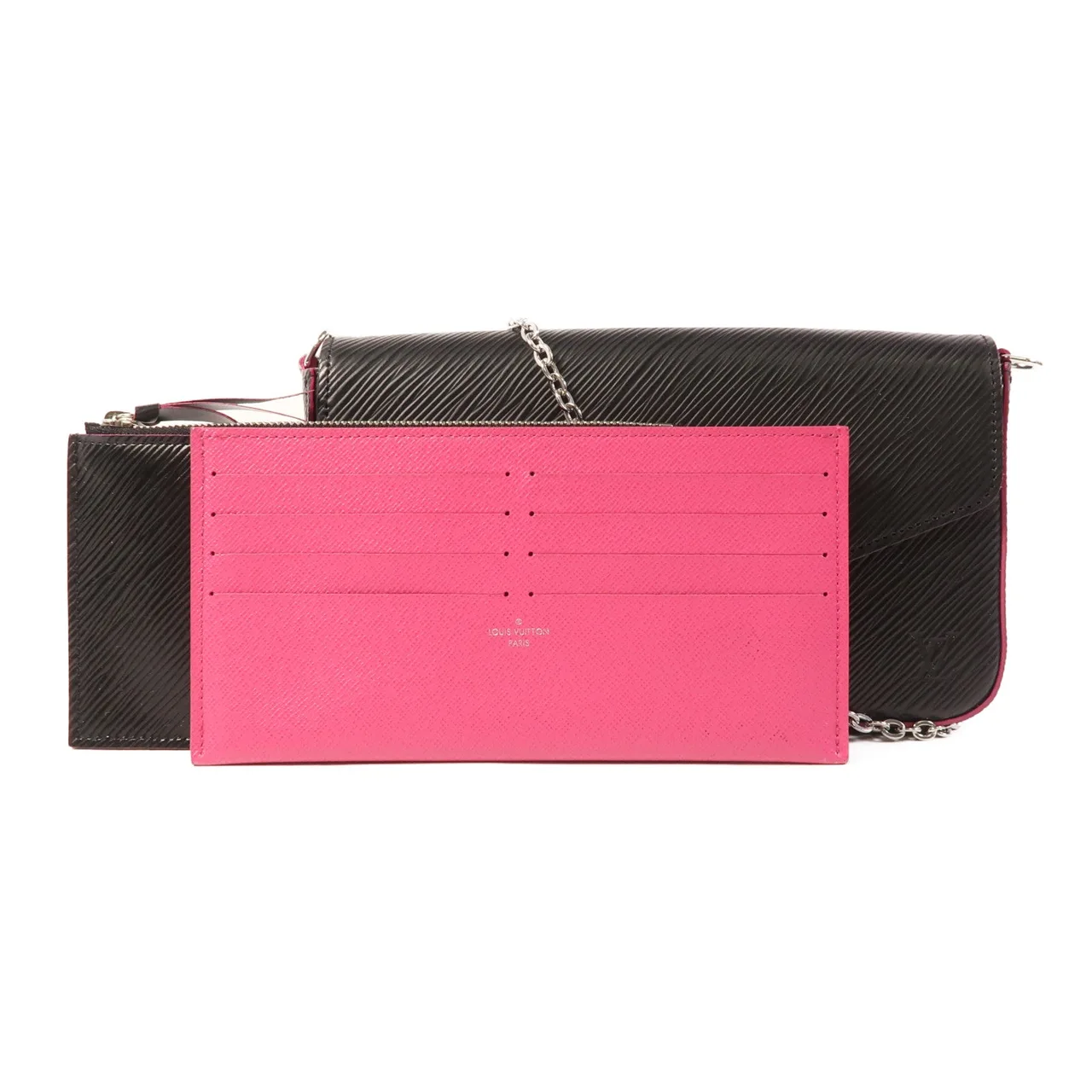 LOUIS VUITTON M64579 肩背包 牛皮 黑色 / 粉色 / Black 牛皮 中古品A - 縮圖 9