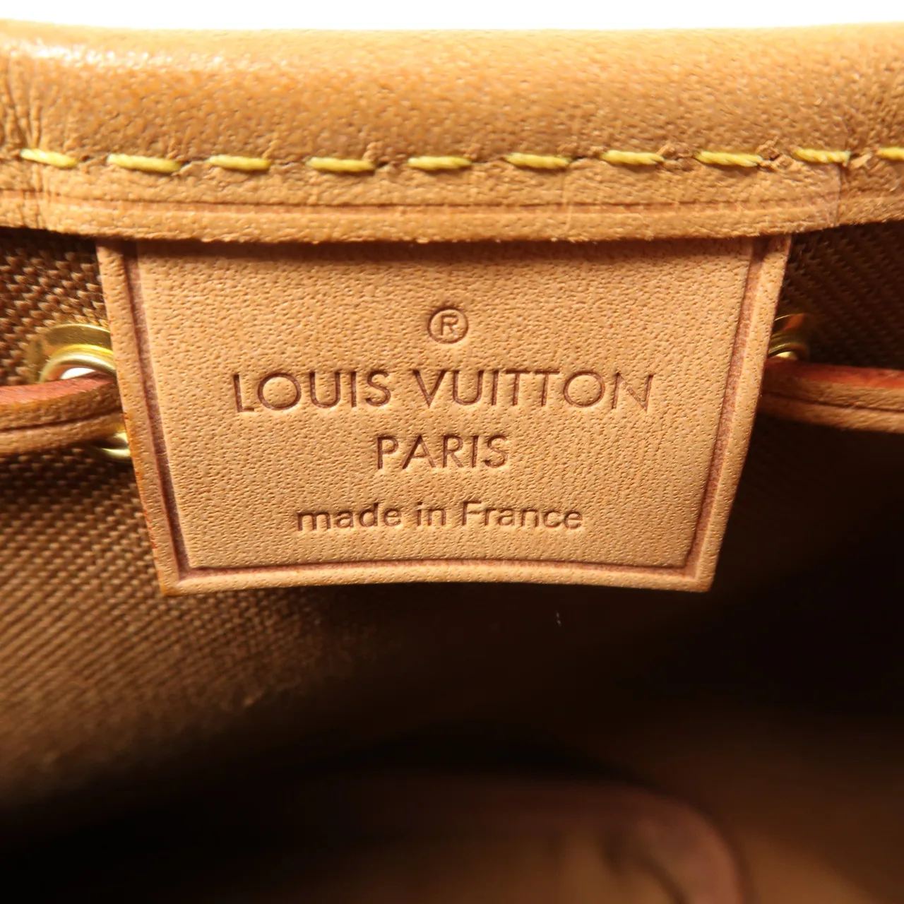 LOUIS VUITTON Nano Noe M41346 肩背包 塗層帆布 棕色 / Brown 塗層帆布 中古品B - 縮圖 6