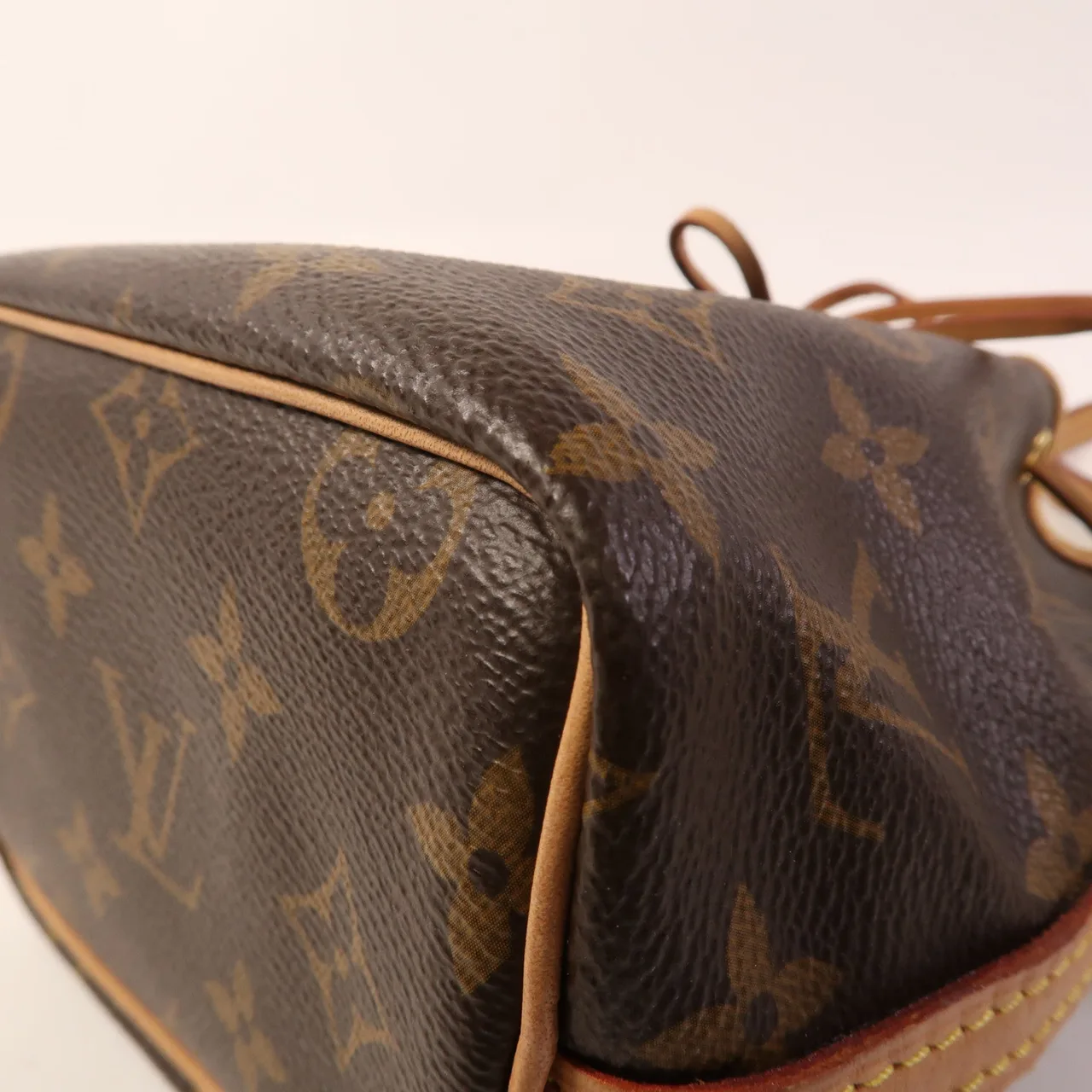 LOUIS VUITTON Nano Noe M41346 肩背包 塗層帆布 棕色 / Brown 塗層帆布 中古品B - 縮圖 11