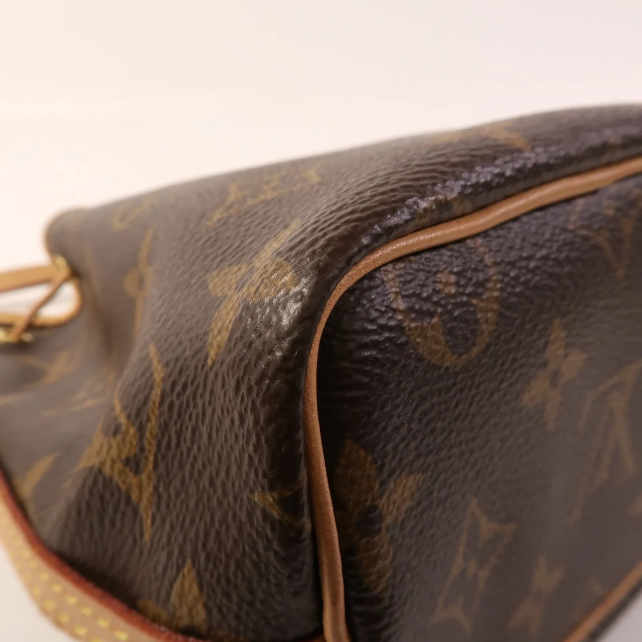 LOUIS VUITTON Nano Noe M41346 肩背包 塗層帆布 棕色 / Brown 塗層帆布 中古品B - 縮圖 12