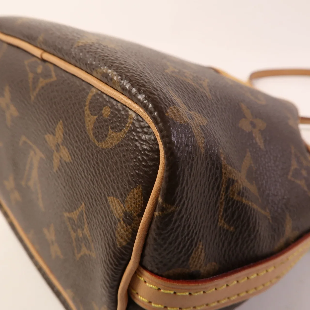 LOUIS VUITTON Nano Noe M41346 肩背包 塗層帆布 棕色 / Brown 塗層帆布 中古品B - 縮圖 13