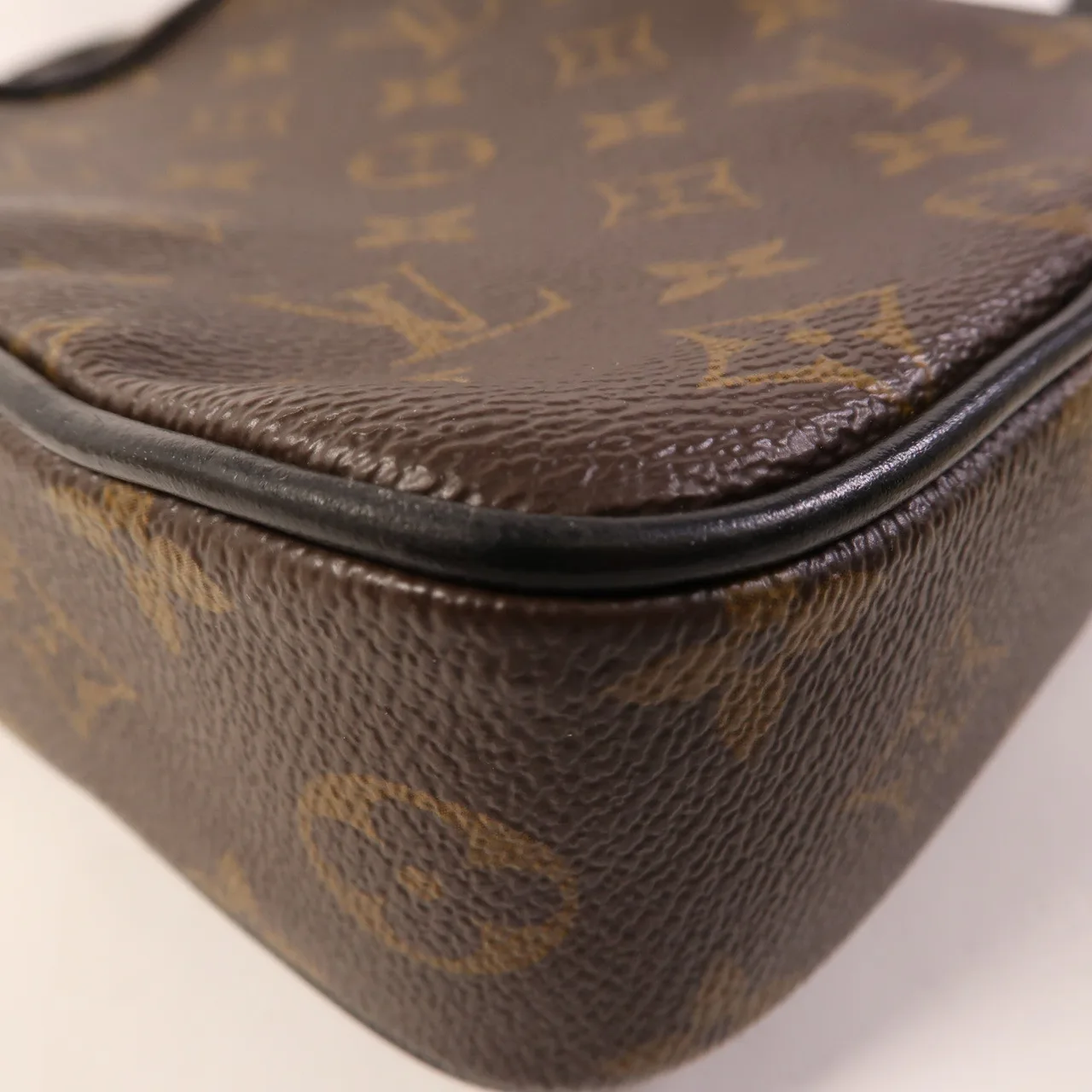 LOUIS VUITTON Christopher M69404 肩背包 塗層帆布 棕色 / 黑色 / Brown 塗層帆布 中古品B - 縮圖 11