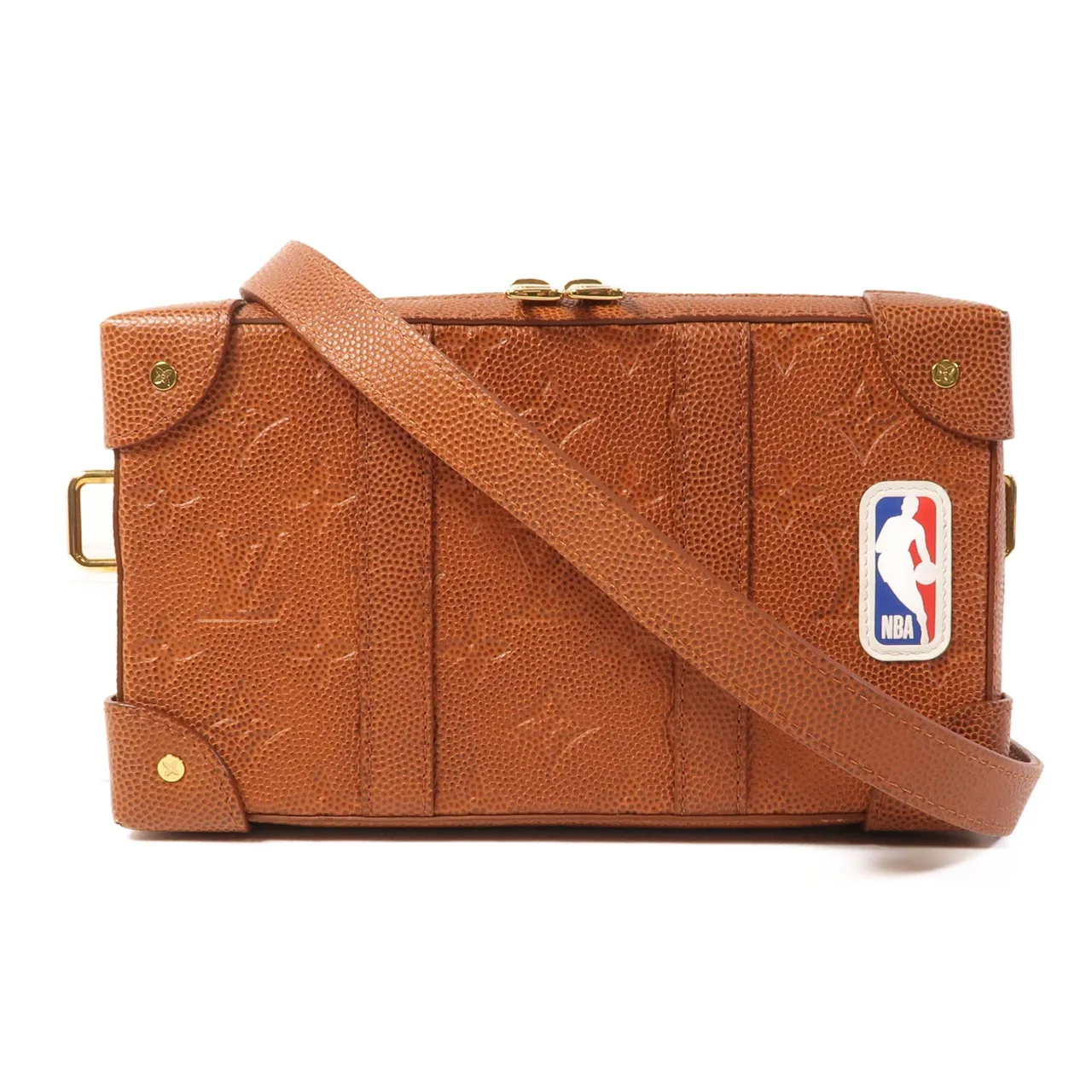 LOUIS VUITTON Soft Trunk M80549 肩背包 皮革 棕色 / Brown 皮革 中古品A - 縮圖 8