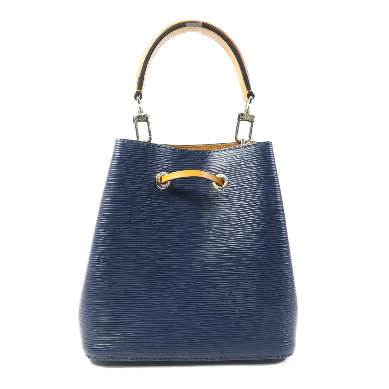 LOUIS VUITTON NeoNoe M53610 兩用包 牛皮 海軍藍 / 黃色 / Navy 牛皮 中古品A - 縮圖 2