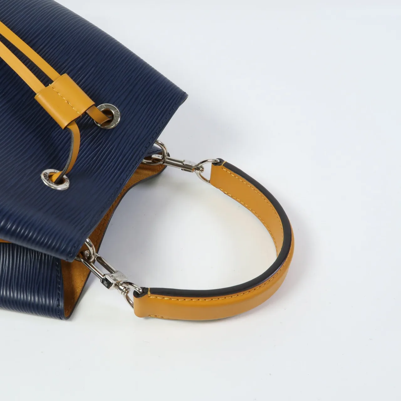 LOUIS VUITTON NeoNoe M53610 兩用包 牛皮 海軍藍 / 黃色 / Navy 牛皮 中古品A - 縮圖 8