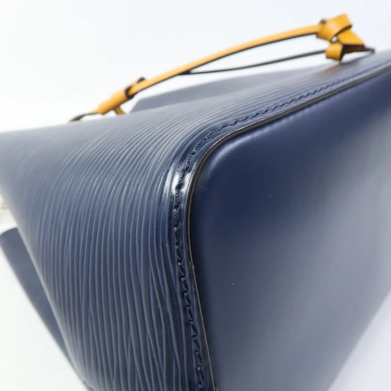 LOUIS VUITTON NeoNoe M53610 兩用包 牛皮 海軍藍 / 黃色 / Navy 牛皮 中古品A - 縮圖 9