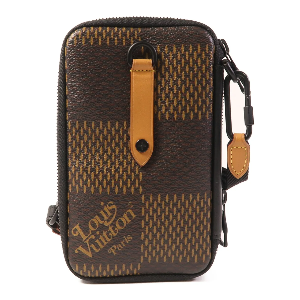 LOUIS VUITTON N40377 肩背包 塗層帆布 棕色 / 綠色 / Brown/Green 塗層帆布 中古品A - 縮圖 2