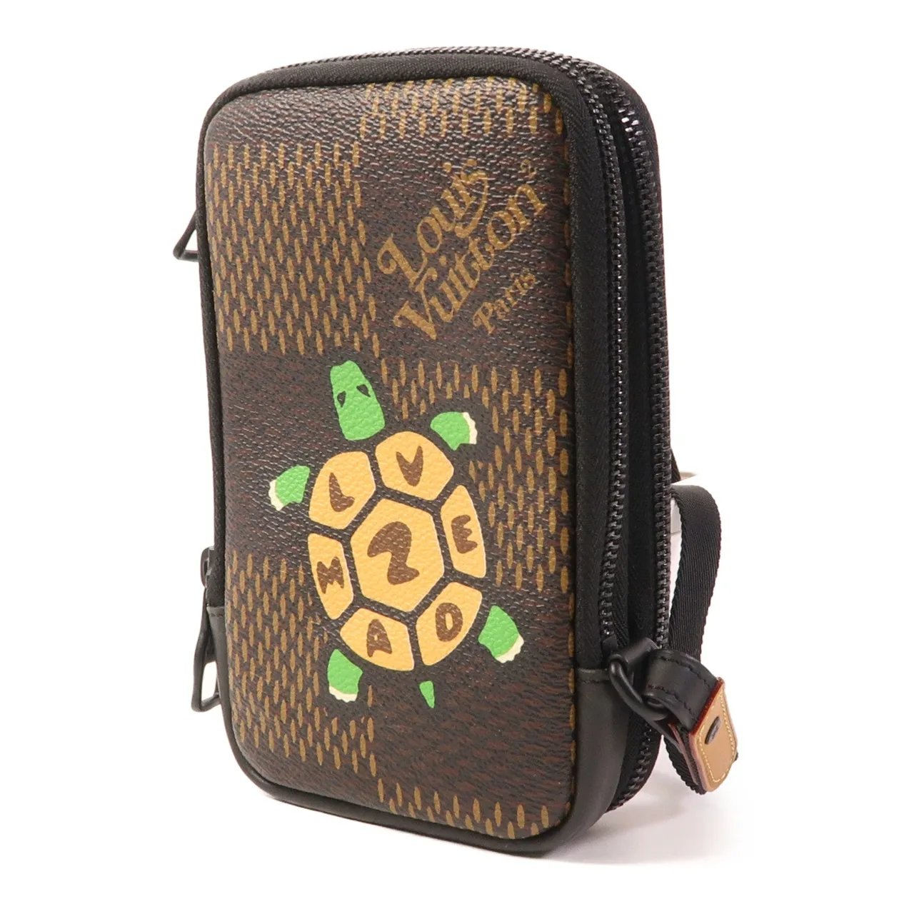 LOUIS VUITTON N40377 肩背包 塗層帆布 棕色 / 綠色 / Brown/Green 塗層帆布 中古品A - 縮圖 3