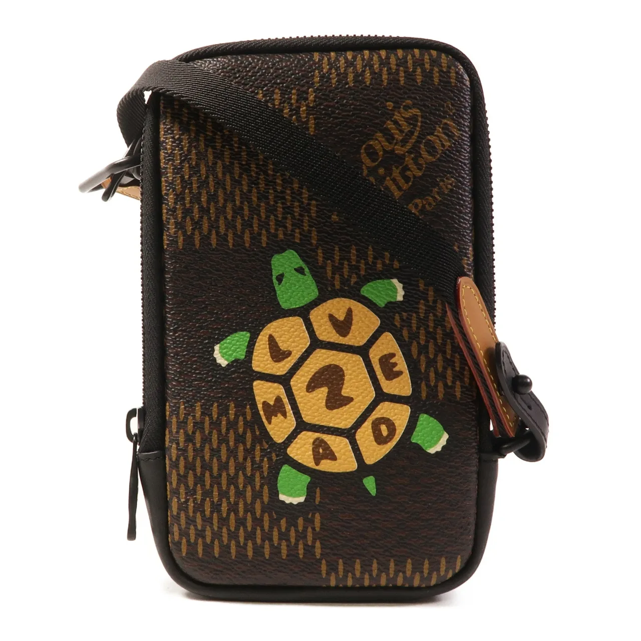 LOUIS VUITTON N40377 肩背包 塗層帆布 棕色 / 綠色 / Brown/Green 塗層帆布 中古品A - 縮圖 9