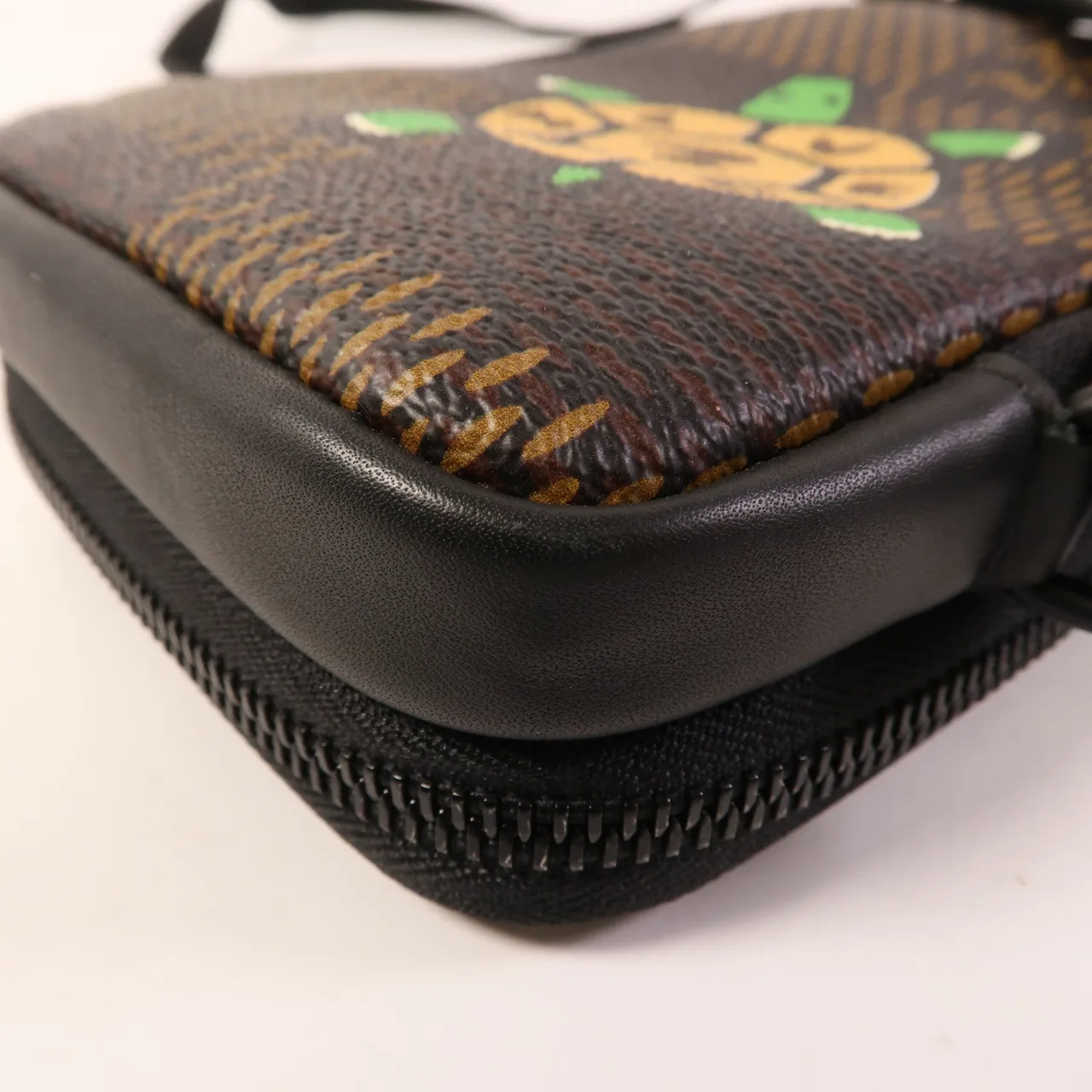 LOUIS VUITTON N40377 肩背包 塗層帆布 棕色 / 綠色 / Brown/Green 塗層帆布 中古品A - 縮圖 11