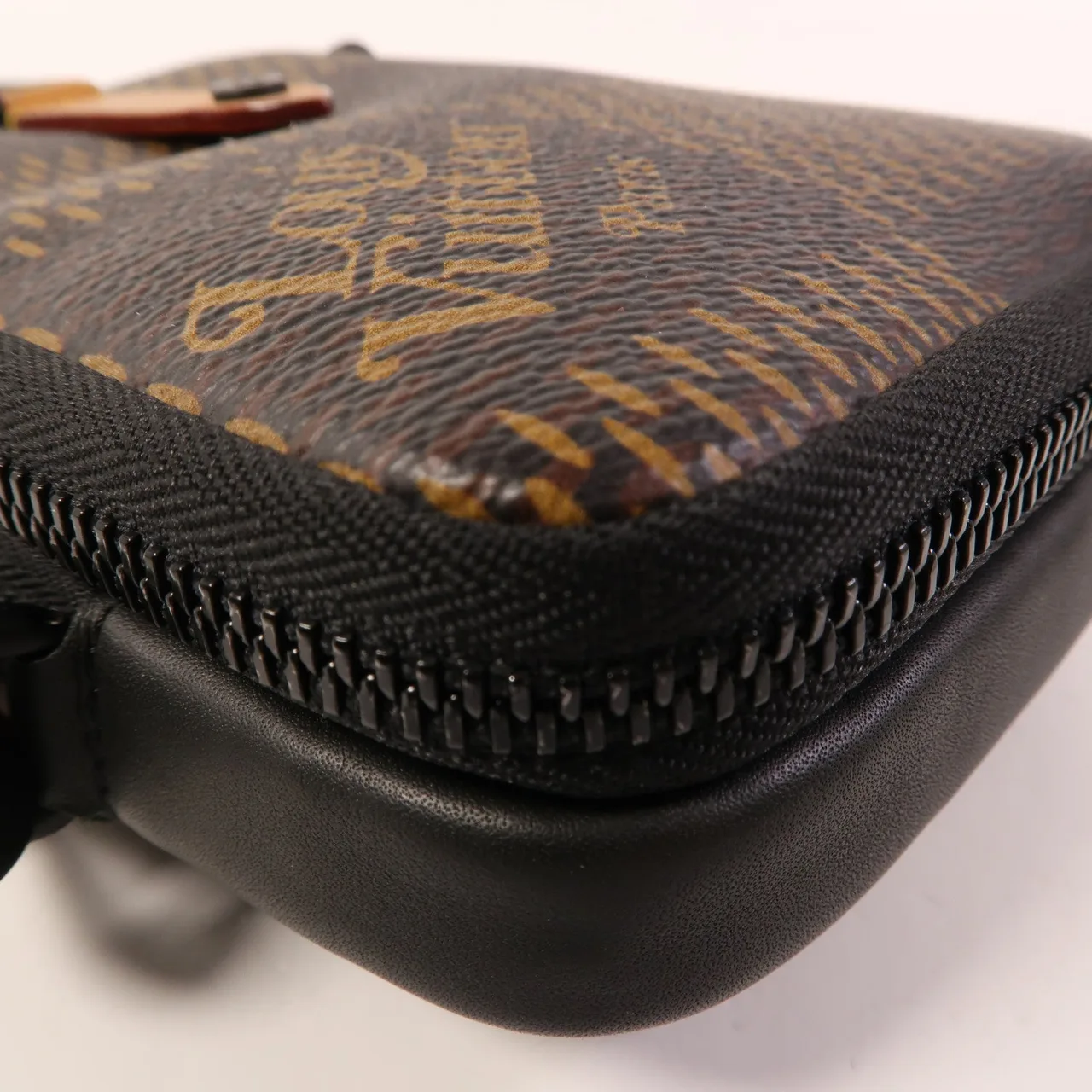 LOUIS VUITTON N40377 肩背包 塗層帆布 棕色 / 綠色 / Brown/Green 塗層帆布 中古品A - 縮圖 12