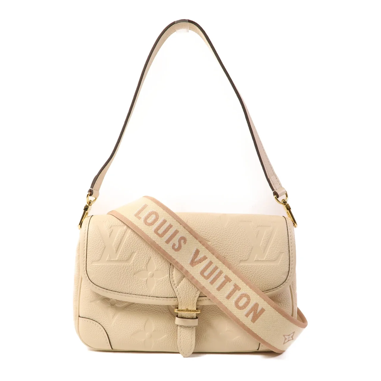 LOUIS VUITTON Diane M46388 兩用包 牛皮 米色 / Ivory