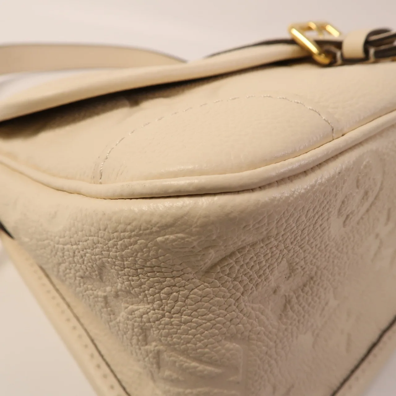 LOUIS VUITTON Diane M46388 兩用包 牛皮 米色 / Ivory 牛皮 中古品A - 縮圖 8