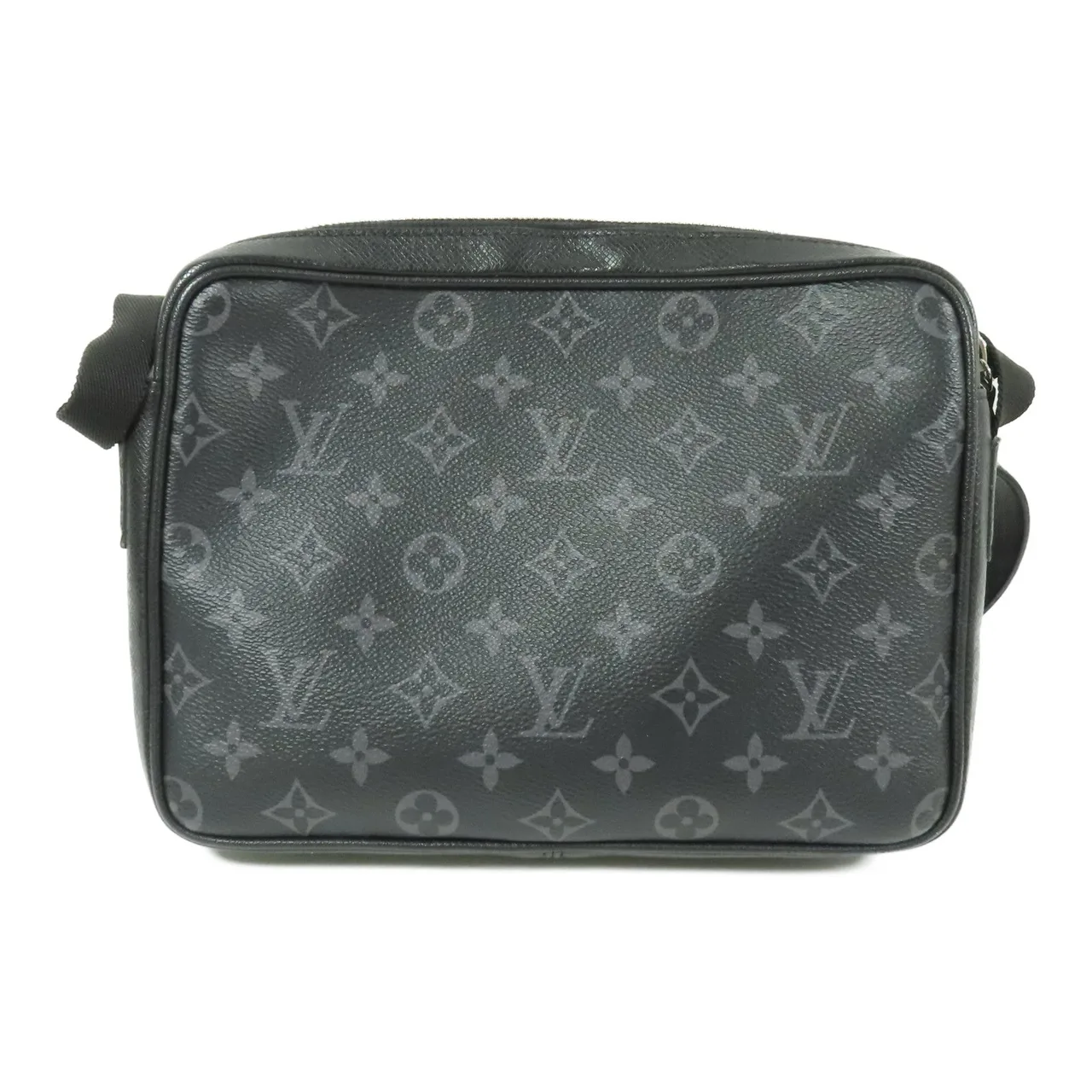LOUIS VUITTON Outdoor Messenger M30233 肩背包 塗層帆布 黑色 / Black 塗層帆布 中古品A - 縮圖 2