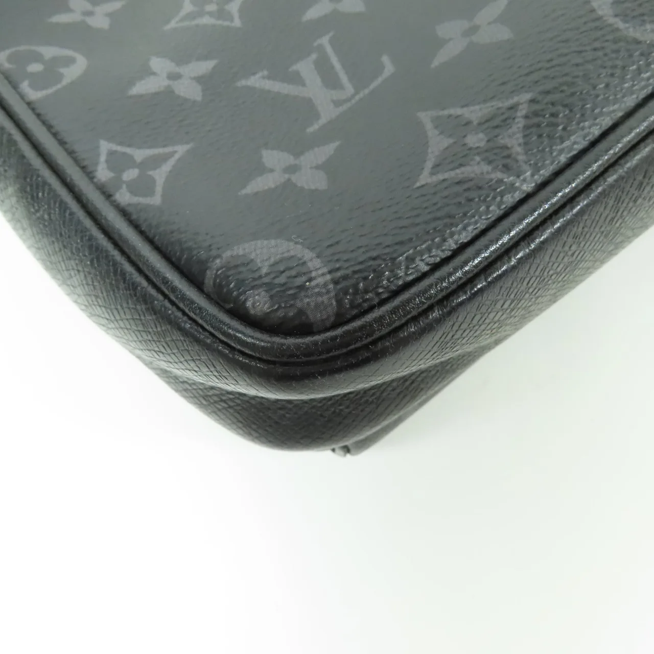 LOUIS VUITTON Outdoor Messenger M30233 肩背包 塗層帆布 黑色 / Black 塗層帆布 中古品A - 縮圖 7