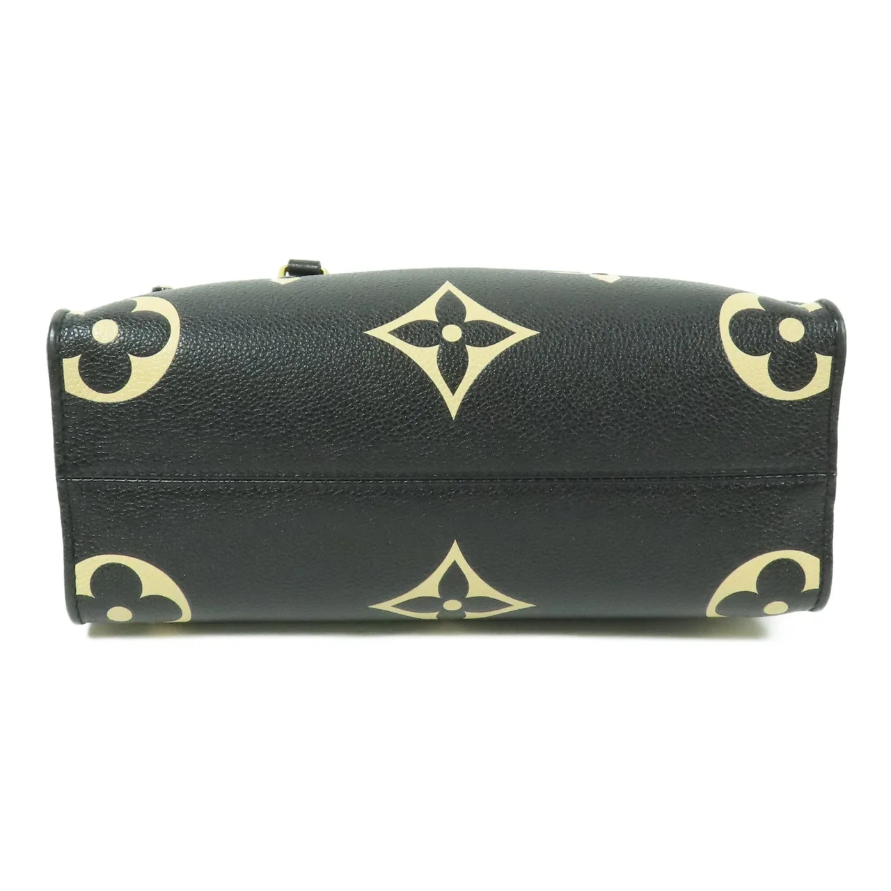 LOUIS VUITTON OnTheGo M45659 兩用包 牛皮 黑色 / 米色 / Black 牛皮 中古品A - 縮圖 4